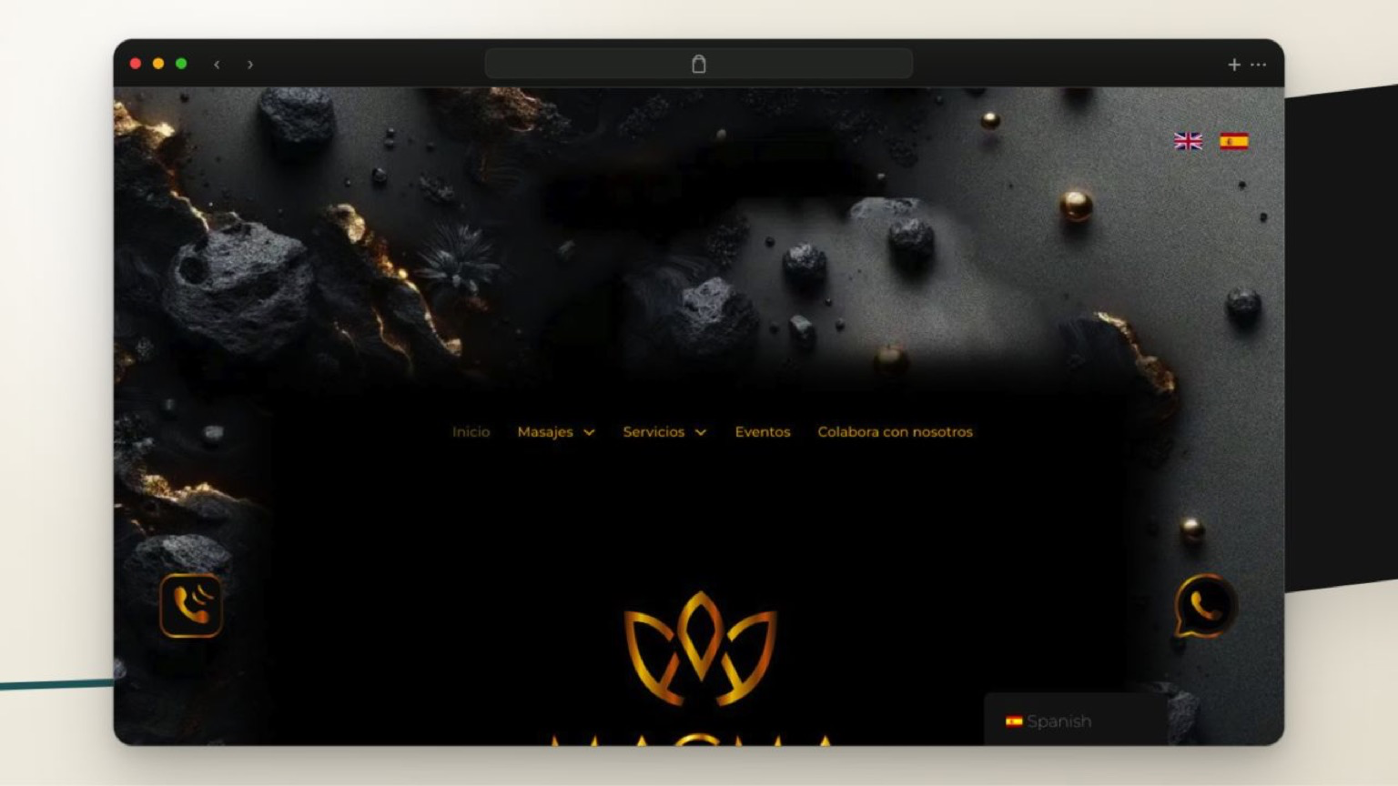 Captura de la web de Magma Granada