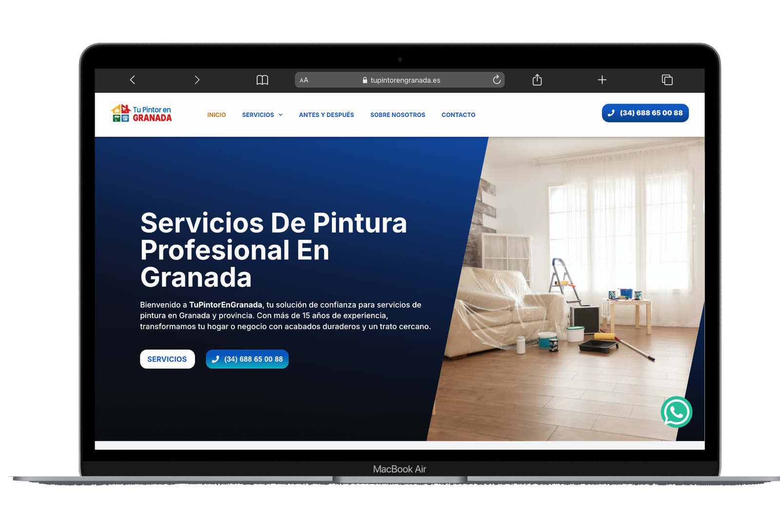 Tu Pintor en Granada en ordenador