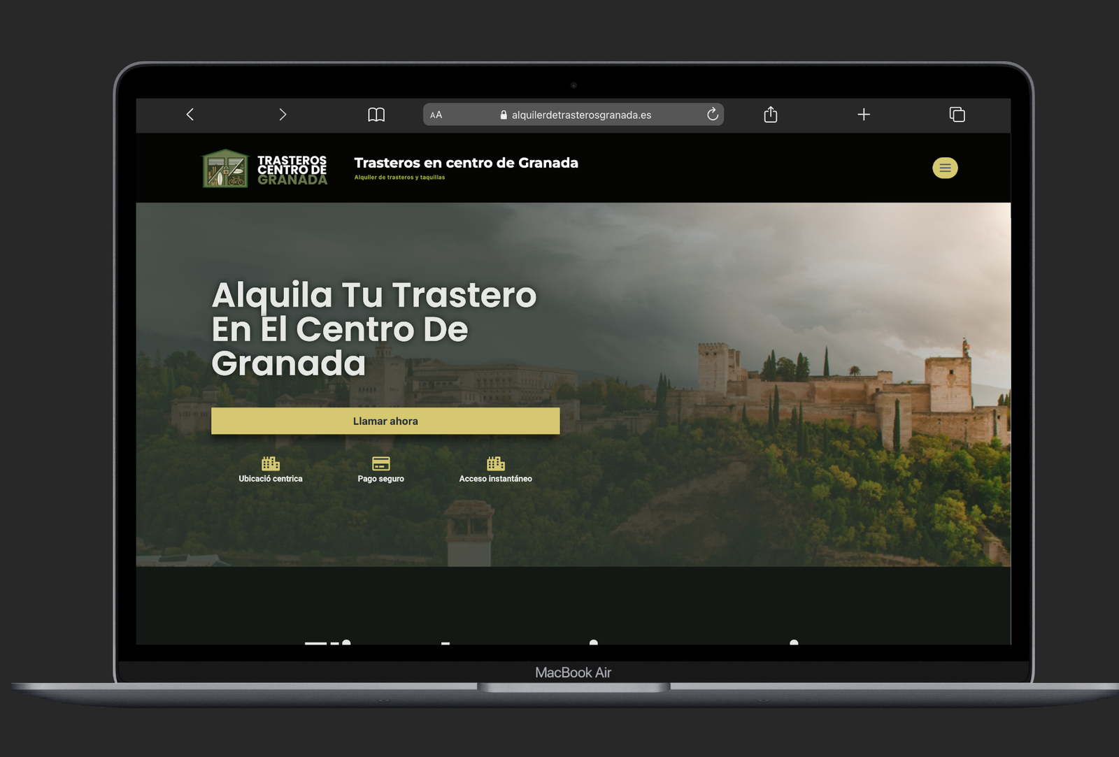 Tu Trastero en Granada en ordenador