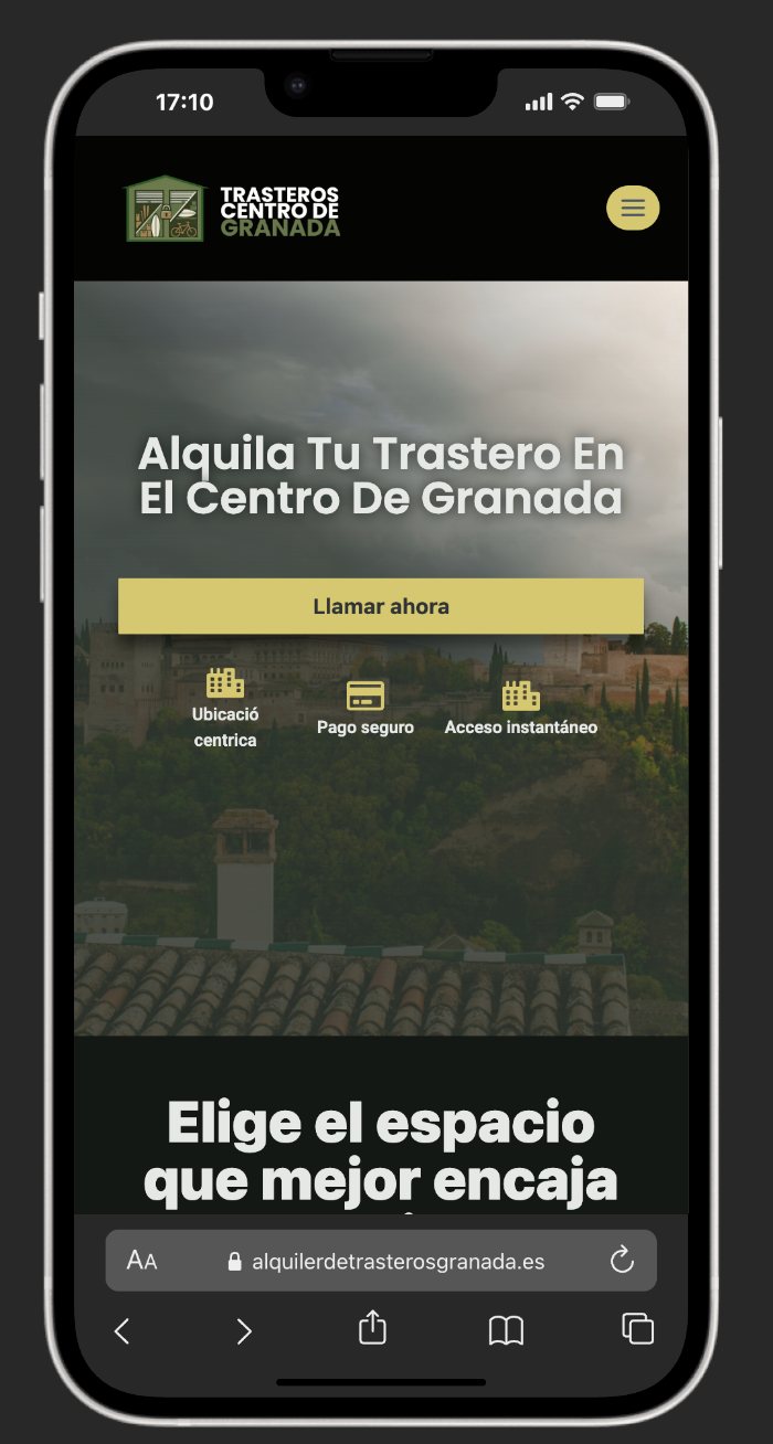 Tu Trastero en Granada en móvil